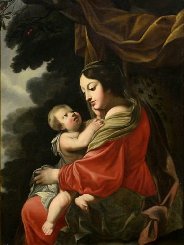 Vierge à l'Enfant - École française de la fin du XVIIIe siècle